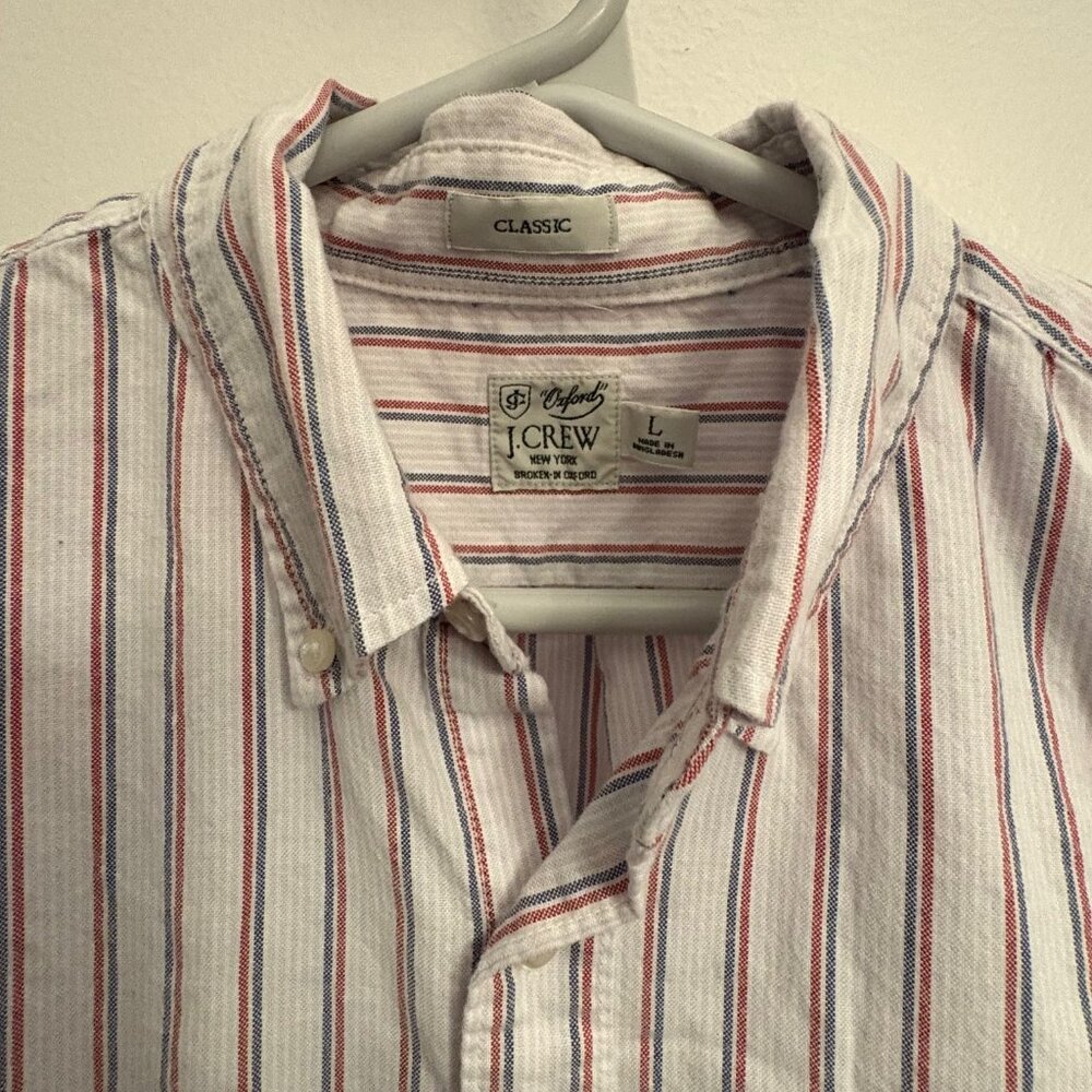 J.Crew Broken-in organic cotton oxford shirt